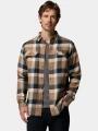 Columbia Flare Gun Stretch Flannel férfi hosszú ujjú ing barna színben 1