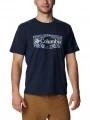 Columbia Men'S Sun Trek Short Sleeve Graphic Tee férfi rövid ujjú sport póló kék színben 1