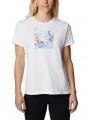Columbia Sun Trek Ss Graphic Tee női rövid ujjú sport póló fehér színben 1