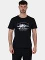 Columbia Path Lake Graphic Tee II férfi rövid ujjú póló fekete színben 1