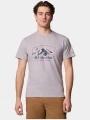 Columbia Path Lake Graphic Tee II férfi rövid ujjú póló szürke színben 1