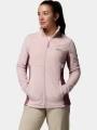 Columbia Basin Trail III Full Zip női polár pulóver rózsaszín színben 1