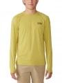 Mountain Hardwear Crater Lake Long Sleeve Crew férfi hosszú ujjú póló sárga színben 1