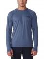 Mountain Hardwear Crater Lake Long Sleeve Crew férfi hosszú ujjú póló kék színben 1