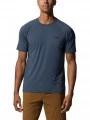 Mountain Hardwear Crater Lake Short Sleeve férfi rövid ujjú sport póló kék színben 1