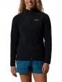 Mountain Hardwear Polartec Microfleece Full Zip női polár pulóver fekete színben 1