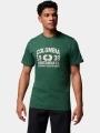 Columbia CSC Seasonal Logo Tee férfi rövid ujjú póló zöld színben 1