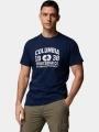 Columbia CSC Seasonal Logo Tee férfi rövid ujjú póló kék színben 1