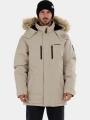 Fundango Spirit Parka Jacket férfi télikabát homok színben 1