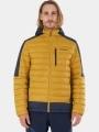 Fundango Matt Hooded Jacket férfi steppelt átmeneti kabát sárga színben 1