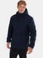 Fundango Smoke Eco Hooded Jacket férfi túrakabát sötétkék színben 1