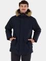 Fundango Spirit II Parka Jacket férfi télikabát sötétkék színben 1