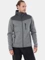 Fundango Ashford Insulated Fleece Jacket férfi polár pulóver szürke színben 1