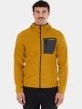 Fundango Nagano Full Zip Hoodie férfi hibrid felső sárga színben 1