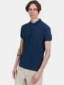 Fundango Insignia Poloshirt férfi galléros póló sötétkék színben 1