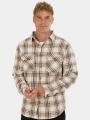 Fundango Roddy Lined Shirt férfi ingkabát homok színben 1