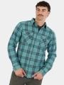 Fundango Roddy Lined Shirt férfi ingkabát zöld színben 1