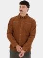 Fundango Oregon Corduroy Shirt férfi hosszú ujjú ing barna színben 1