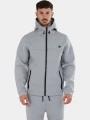 Fundango Hamal Tech Hoodie férfi kapucnis pulóver szürke színben 1