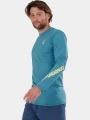 Fundango Manado Long II Rashguard férfi hosszú ujjú lycra zöld színben 1