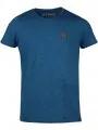 Fundango Jaggy Structured Tshirt férfi rövid ujjú póló sötétkék színben 1