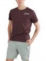 Fundango Basic - T Logo-7 T-shirt férfi rövid ujjú póló piros színben 1