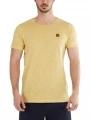 Fundango Jaggy Structured T-Shirt férfi rövid ujjú póló sárga színben 1