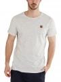 Fundango Jaggy Structured T-Shirt férfi rövid ujjú póló homok színben 1