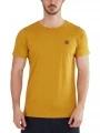 Fundango Jaggy Structured T-Shirt férfi rövid ujjú póló sárga színben 1