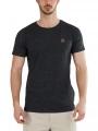 Fundango Jaggy Structured T-Shirt férfi rövid ujjú póló fekete színben 1