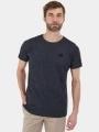 Fundango Jaggy II Structured T-shirt férfi rövid ujjú póló fekete színben 1