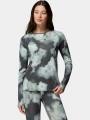 Columbia Omni-Heat Infinity Knit Long Sleeve Crew női aláöltöző felső sötétzöld színben 1