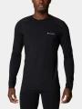 Columbia M Omni-Heat Infinity Knit Long Sleeve Crew férfi aláöltöző felső fekete színben 1
