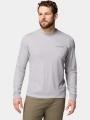 Columbia CSC Seasonal Logo Long Sleeve Tee férfi hosszú ujjú póló szürke színben 1