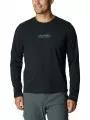 Columbia Csc Alpine Way II LS Tee férfi hosszú ujjú sport póló fekete színben 1