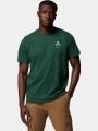Columbia Explorers Canyon Back Short Sleeve Tee férfi rövid ujjú póló zöld színben 1