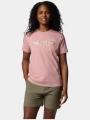 Columbia Boundless Beauty Logo SS Tee női rövid ujjú póló rózsaszín színben 1