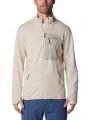 Columbia Triple Canyon Grid Fleece Full Zip férfi polár pulóver homok színben 1