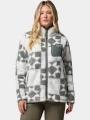 Columbia West Bend Print Full Zip II női polár pulóver zöld színben 1