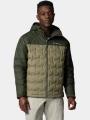 Columbia Grand Trek III Down Hooded Jacket férfi pehelykabát zöld színben 1