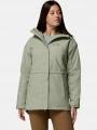 Columbia Hikebound II Long Insulated Jacket női vízhatlan kabát zöld színben 1