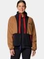 Columbia Backbowl II Full Zip Fleece női polár pulóver barna színben 1