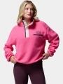 Columbia Helvetia II Cropped Half Snap Fleece női polár pulóver magenta színben 1