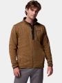 Columbia Sweater Weather Full Zip férfi polár pulóver barna színben 1