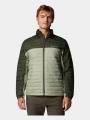 Columbia Silver Falls II Jacket férfi steppelt átmeneti kabát zöld színben 1