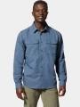 Mountain Hardwear Canyon Long Sleeve Shirt férfi túraing kék színben 1