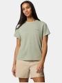 Columbia Sun Trek Short Sleeve II női rövid ujjú sport póló zöld színben 1
