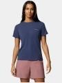 Columbia Sun Trek Short Sleeve II női rövid ujjú sport póló kék színben 1