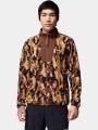 Columbia Sequoia Grove Printed Full Zip férfi polár pulóver barna színben 1