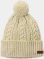 Columbia Cozy Ridge Beanie női bojtos sapka homok színben 1